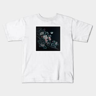 Cherry Blossom Flower at Night Kids T-Shirt